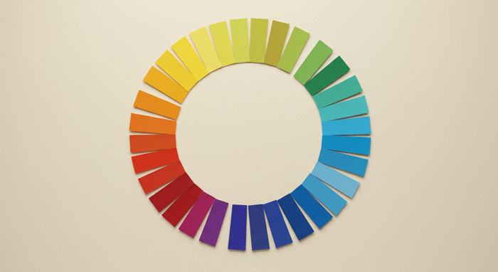 Círculo de cores.